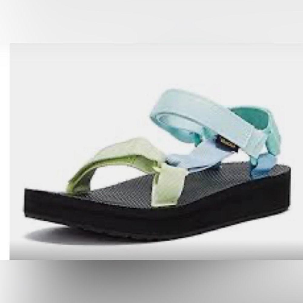 TEVA NEW! Midform Universal Sandals ~ light green multi